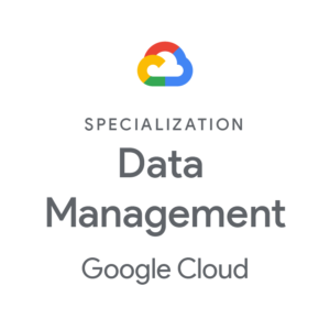 Google Cloud Data Management Partner Specialization 